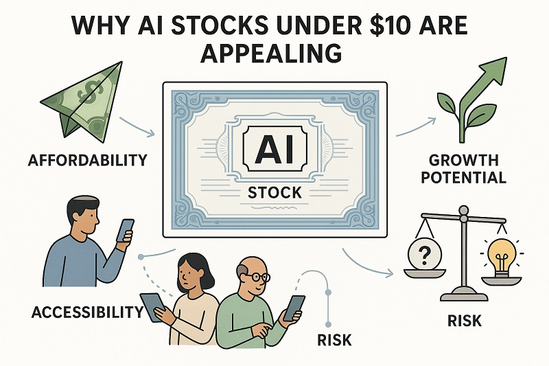 Understanding the Appeal of AI Stocks Under $10