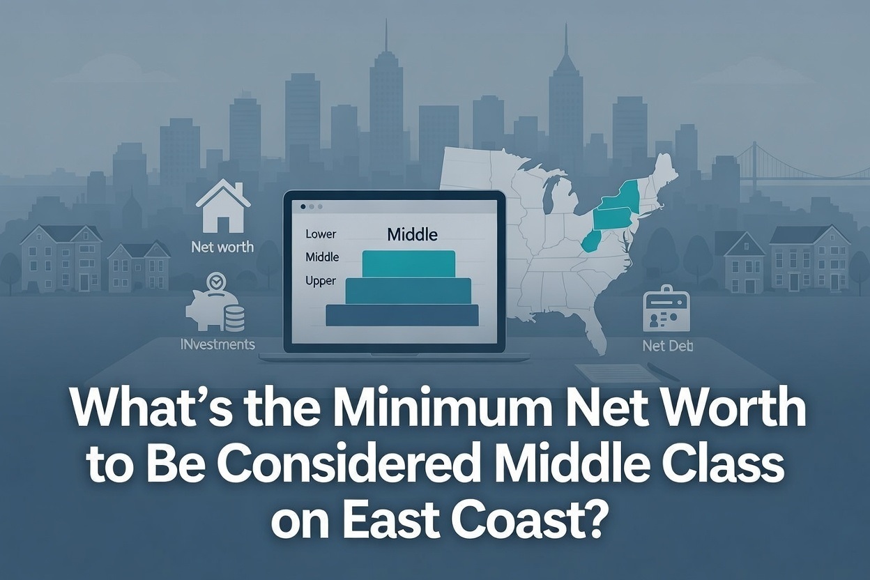 Minimum Middle Class Net Worth on East Coast
