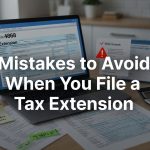 Mistakes to Avoid When You File a Tax Extension