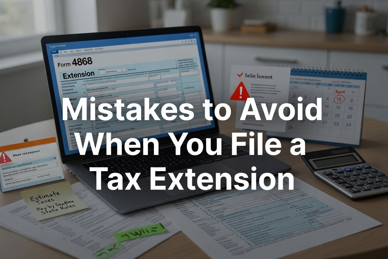 Mistakes to Avoid When You File a Tax Extension