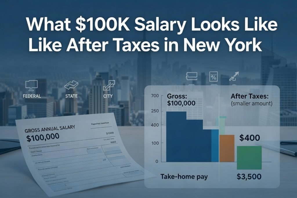 What $100K Salary Looks Like After Taxes in New York