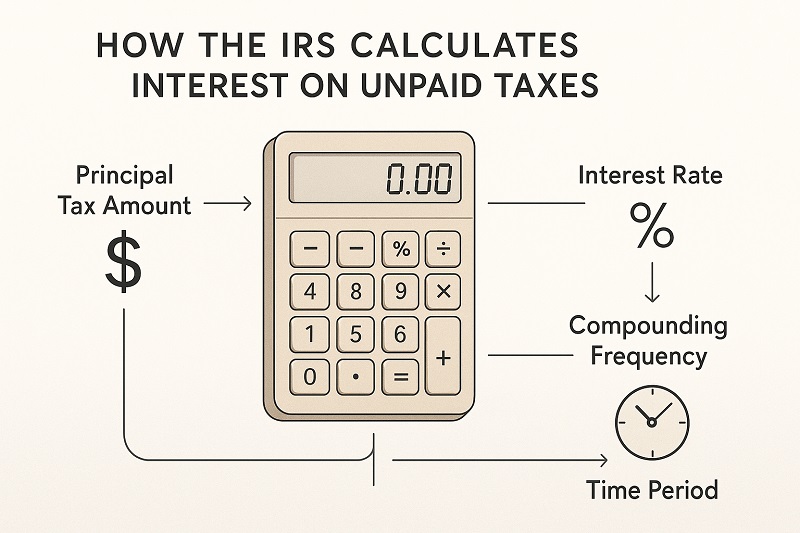 How the IRS Calculates Interest on Unpaid Taxes