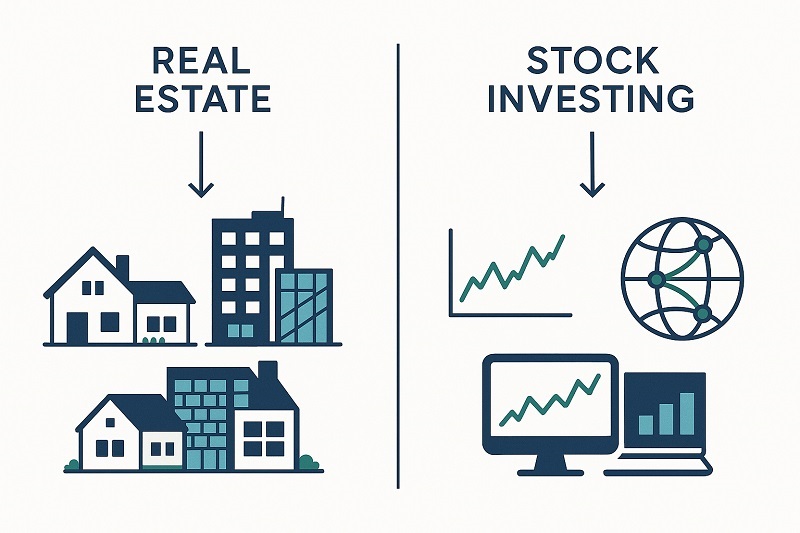 The Basics of Real Estate vs. Stock Investing