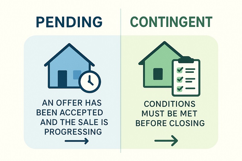 Comparing Pending and Contingent Statuses