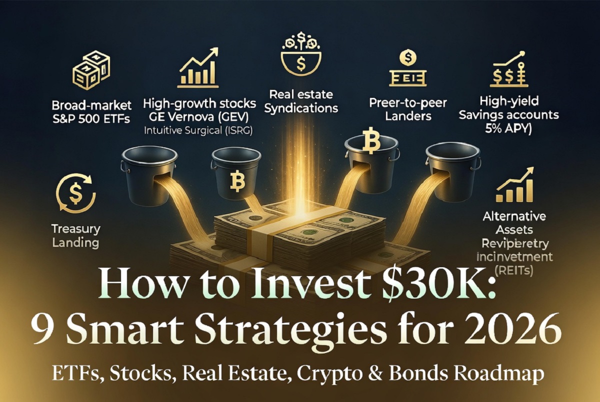 How to Invest $30k: 9 Smart Strategies for 2026