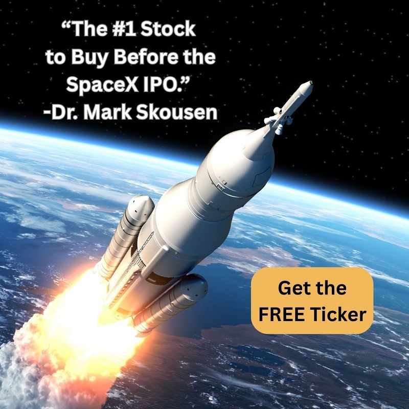 Mark Skousen SpaceX IPO Free Ticker