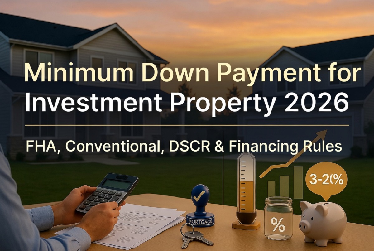 Minimum Down Payment for Investment Property 2026
