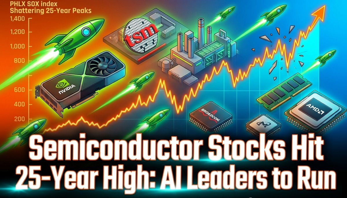 Semiconductor Stocks Hit 25-Year High: AI Leaders to Run