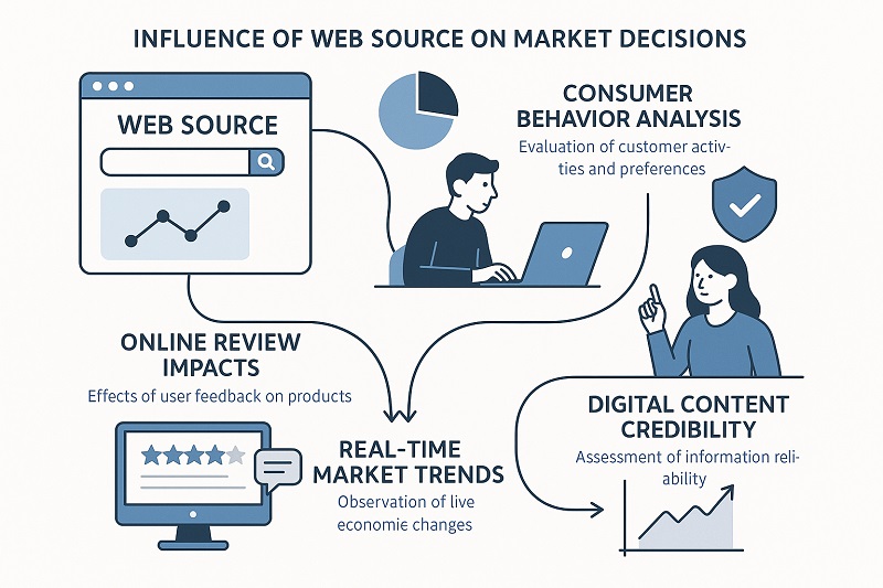 How Original Web Sources Influence Market Decisions