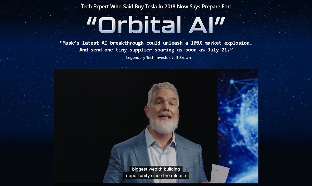 Jeff Brown 106X Orbital AI Chipmaker Stock