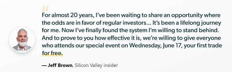 Jeff Brown Last Unrigged Market in America Event