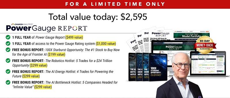 Chaikin’s 100X Starburst Opportunity Offer