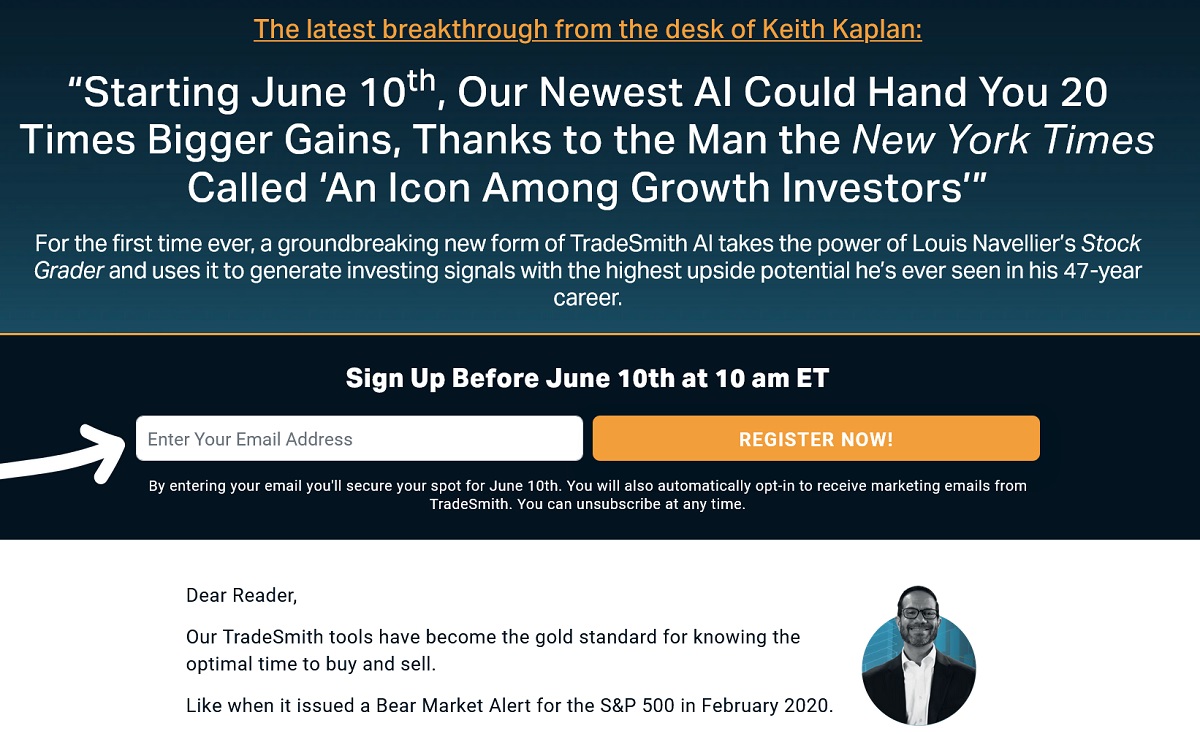 TradeSmith's new AI powered by Navellier’s Stock Grader