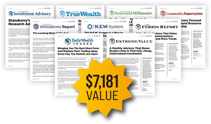 Nine Additional Stansberry Publications